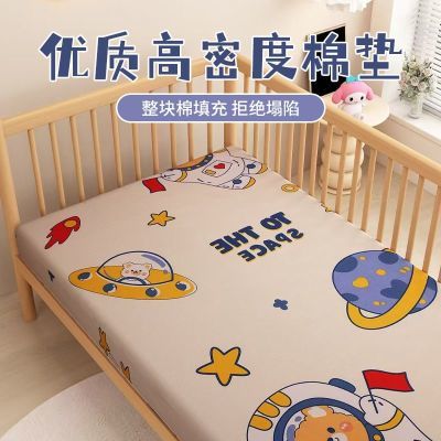 纯棉婴儿床垫床单新生儿童拼接幼儿园宝宝床罩定制儿童床褥垫