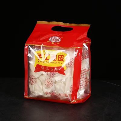 福恒禄手工薄皮饺子面小包袋装网红食品潮汕手工面皮饺子优惠商品图片