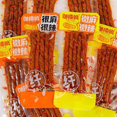 邬辣妈辣条豆卷微麻微辣小包装麻辣小吃湖南零食