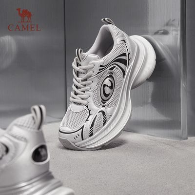 骆驼星辰户外鞋2025秋季新款厚底老爹鞋女款复古百搭休闲运动鞋