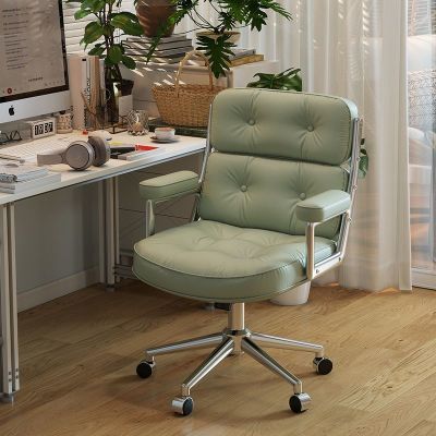 家用书桌椅化妆椅舒适久坐书房北欧办公转椅休闲沙发椅