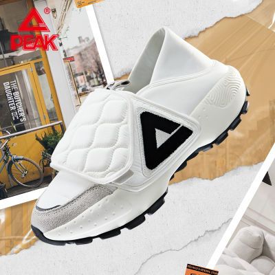 【明星同款】匹克态极大三角面包鞋情侣款一脚蹬懒人鞋拖鞋软弹鞋