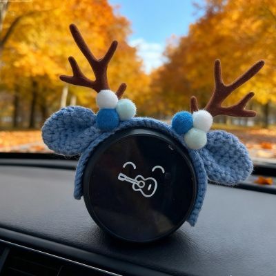 蔚来汽车nomi帽子发卡装饰一鹿平安cs6cs8卡通卡通一路平安鹿角