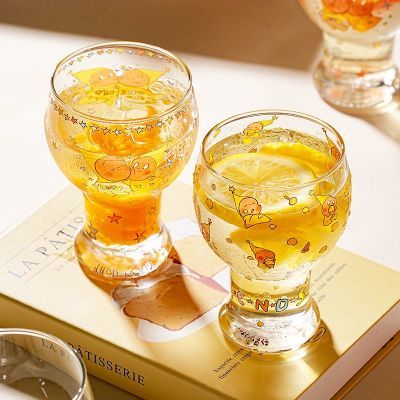 星星联名可爱杯子玻璃杯啤酒杯果汁家用饮料牛奶情侣对杯套装