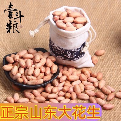 5斤正宗山东特大颗粒花生米新货农家精选无壳花生米农家自产批发