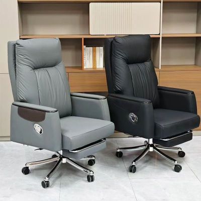 轻奢大班椅老板椅办公椅中班椅可躺电脑椅家用商务舒适久坐转椅