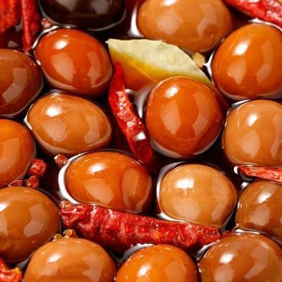 鹌鹑蛋五香卤蛋零食小包装批发五香无壳乡巴佬风味早餐好吃小零食
