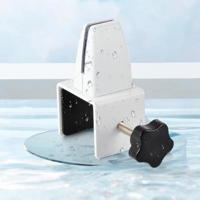 桌面铝合金屏风夹办公隔板夹屏风挡板夹木板夹子玻璃洞洞板固定