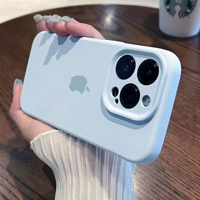 硅胶软壳适用iPhone16promax手机壳苹果15纯色13软壳12防摔14男女