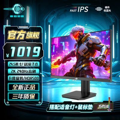 ڲ̩̹24.5Ӣ2K 240Hz FastIPS羺תʾP2510S MAX 1093Ԫ