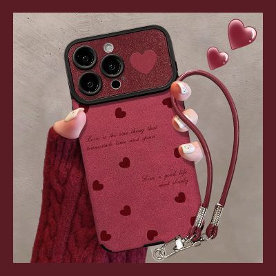 蝴蝶结挂绳适用苹果17新年手机壳iphone15promax女款16硅胶14/13