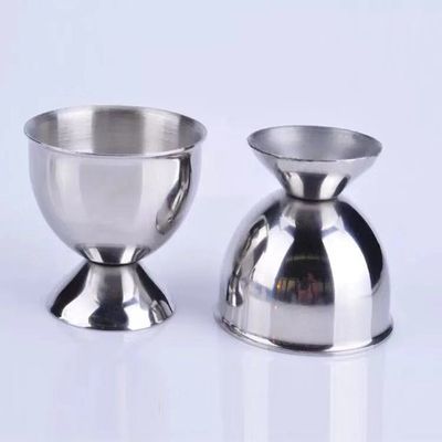 不锈钢小酒杯 不锈钢鸡蛋托 创意鸡蛋杯餐桌鸡蛋座不锈钢小白酒杯