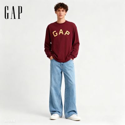 ���ڲ�����Gap��Ůװ2025�＾�¿��logo����Բ�쳤��T����������788310 99Ԫ