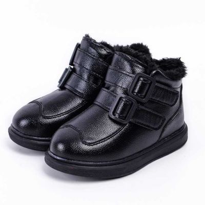 儿童棉鞋女童男童休闲皮鞋冬季马丁2025新款保暖中大童加绒