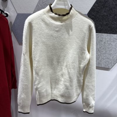 微瑕发黄品牌尾单纯色一体绒半高领修身版型秋冬款