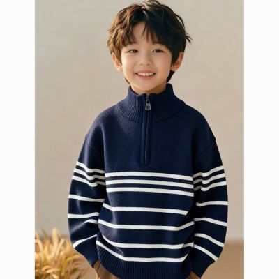 【不起球】韩国绒儿童加厚毛衣秋冬新款保暖中大童针织打底衫