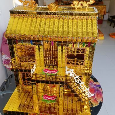 转运DIY折纸中秋新款手工材料豪华教程二层金条别墅