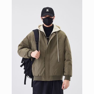 新国标正品连帽羽绒服加厚青少年学生潮流保暖短款男鸭绒外套百搭