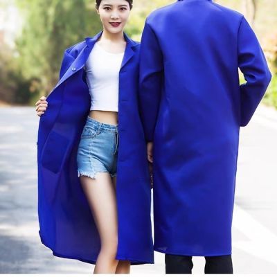 蓝大褂马褂工作服迷彩防尘春夏搬运耐磨劳保罩衣长袖外穿围裙