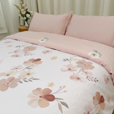 (单被套单床单)全棉100%棉加厚简约印花斜纹四季通用款