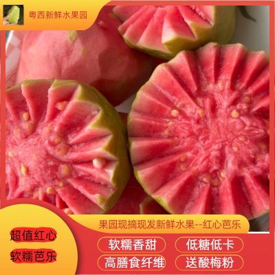 广东红心芭乐软糯冰淇淋番石榴新鲜水果果肉饱满低糖低脂