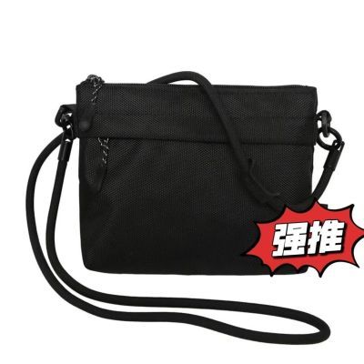 无品牌尼龙车缝线手机包单肩休闲包可选配绳色