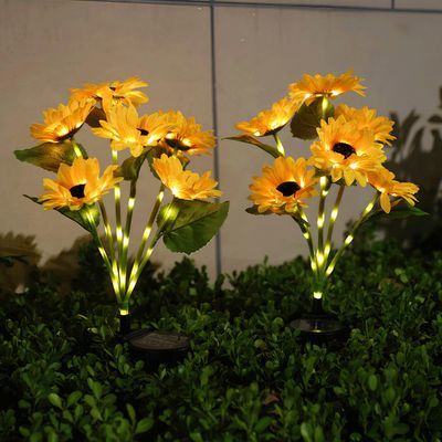 太阳花园向日葵花灯防水庭院太阳能草坪庭院灯氛围装饰景观