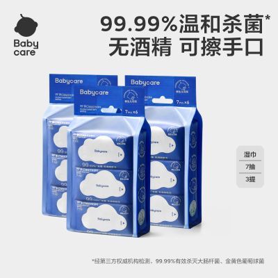 ���ڲ�����Babycare����ʪ��Ӥ����ͯר�÷Ǿƾ�ʪֽ��С��װ��Я�׶�԰ 7.02Ԫ