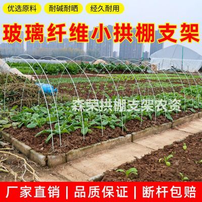 大棚玻璃纤维支架菜棚实心玻璃纤维杆纤维刚防晒育苗保温