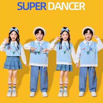 幼儿园合唱表演演出服儿童啦啦队服装小学生运动会开幕式