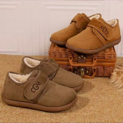 2025新款女士棉鞋豆豆甜美韩风魔术加绒保暖便携冬季雪地棉靴