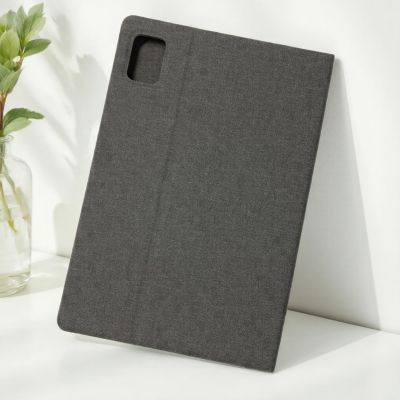 可折叠华为10.4英寸防摔包边平板壳简约款四角包边布纹支架保护套