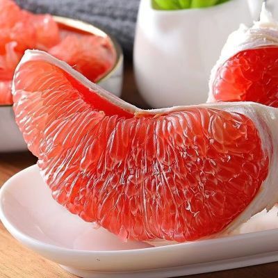 纯的【天然花皮果】平和红柚蜜柚红肉柚子新鲜当季孕妇水果皮薄汁
