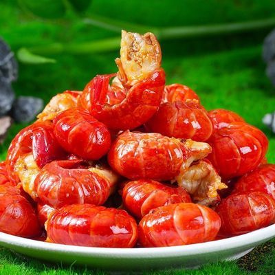 小霸龙麻辣小龙虾虾尾250g/盒装调味小龙虾尾新鲜虾球批发方便