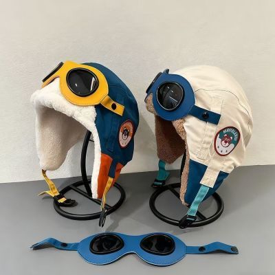 儿童飞行员帽子保暖冬季户外防风雷锋秋冬护耳加绒滑雪女童