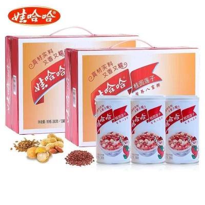 喝到26年8月娃哈哈八宝粥360g*6罐组合装桂圆莲子早餐夜宵速食