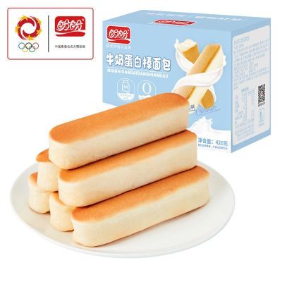 pp盼盼牛奶蛋白棒面包纯牛奶风味夹心面包营养早餐食品办公室零食