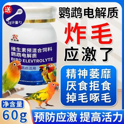 鹦鹉鸟类专用电解质维生素补充电解多维抗应激健康营养增强免疫力