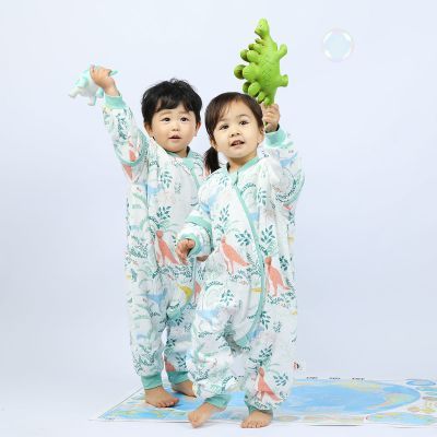 良良婴儿恒温睡袋宝宝秋冬款护肚分腿睡袋儿童防踢被神器