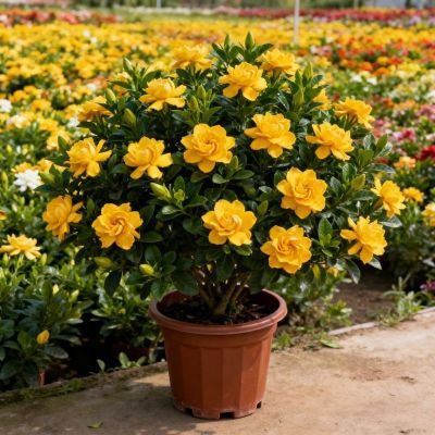 【网红新款】懒人杜丹栀子花惊艳登场浓郁深花色超吸睛芬芳耐寒热