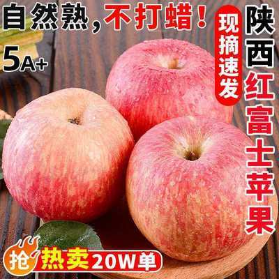 今年头茬】陕西红富士苹果新鲜水果红富士脆甜多汁应季水果整箱