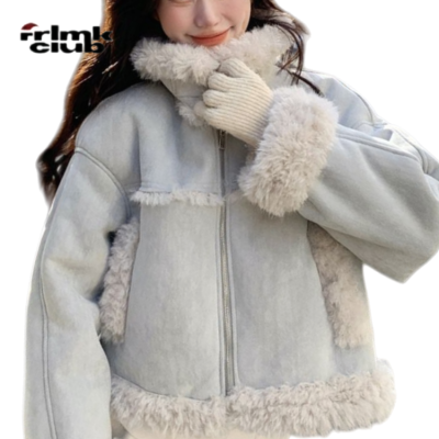 ���ڲ�����FRLMK������ɫƤëһ�����ë����Ů�����̿�С���ӻ�������Ŵ 205Ԫ