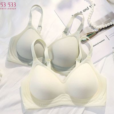 百亿补贴：三件装53背心吊带无痕轻薄内衣女显小运动美背聚拢无痕无钢圈文胸 41.9元