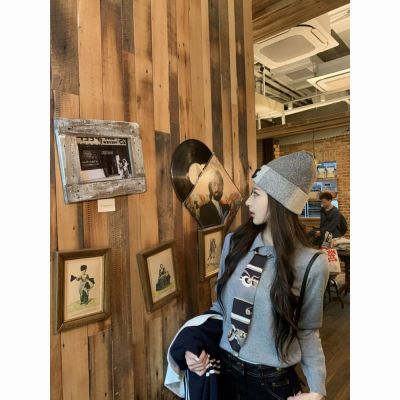 ���ڲ�����OKMASHOP �ڴ�����Ů2025�ﶬ�������������������ͷ������֯�� 136.84Ԫ