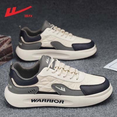 回力男鞋冬季2025新款男士休闲运动阿甘防滑皮面国潮百搭跑步老爹