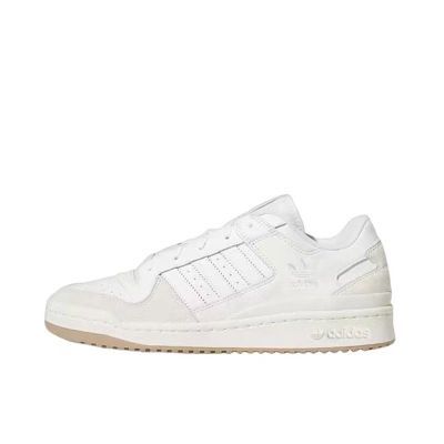 adidas Originals FORUM板鞋时尚轻便复古防滑白米色生胶底ID6858