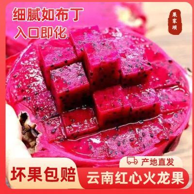正宗云南金都一号红心火龙果超甜新鲜当季新鲜水果整箱批发价