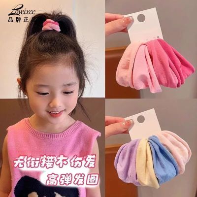 LOVEIXCC超宽面膜发圈高马尾头绳儿童扎头发发绳高弹力无缝橡皮筋