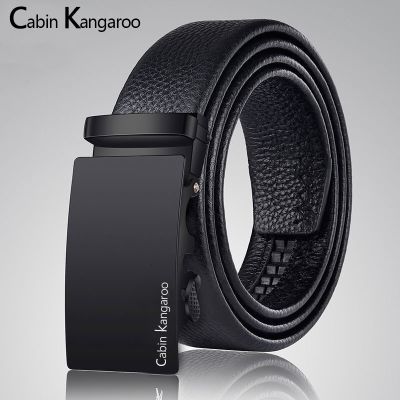 自动扣皮带男休闲自动扣腰带商务男士皮带中老年西装腰带男皮带