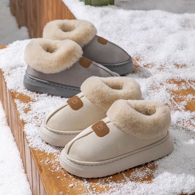 2025年冬季新款毛毛厚底增高雪地靴加绒加厚保暖皮毛一体雪地靴